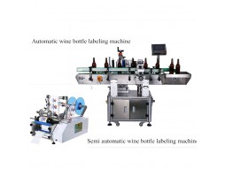 Semi Automatic& Automatic Wine Bottle Labeling Machine